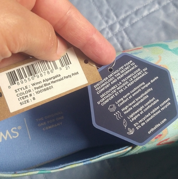 Toms Alpargata Slip-on Canvas Sneakers Tennis Shoes - Picture 14 of 15